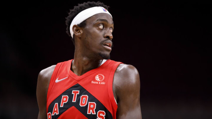 TORONTO, ON - JANUARY 09: Pascal Siakam #43 of the Toronto Raptors (Photo by Cole Burston/Getty Images)