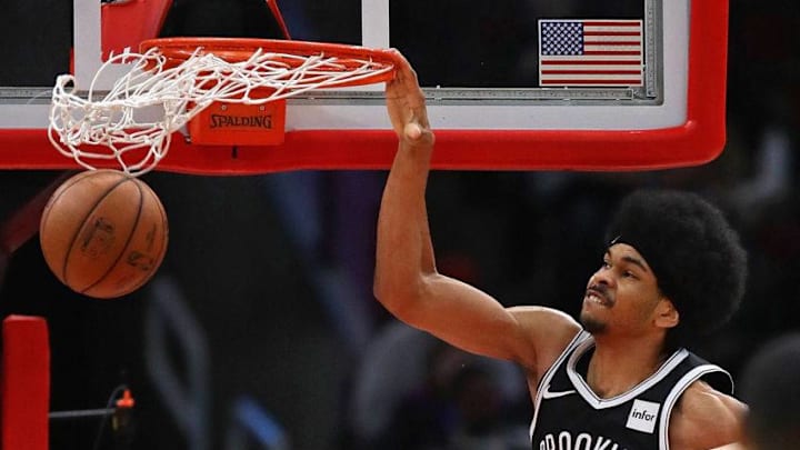 Brooklyn Nets. Jarrett Allen. (Photo by Jonathan Daniel/Getty Images)