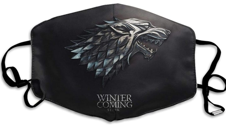 Discover JOUDIRY's House Stark 'Game of Thrones' inspired face mask on Amazon.