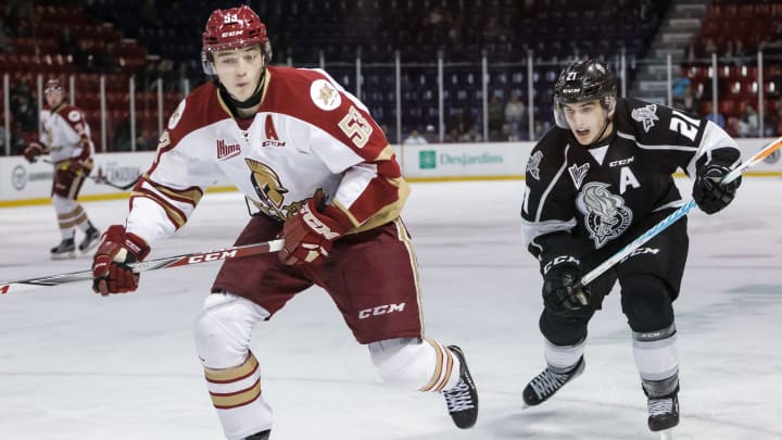 GATINEAU, CANADA – OCTOBER 18: Noah Dobson