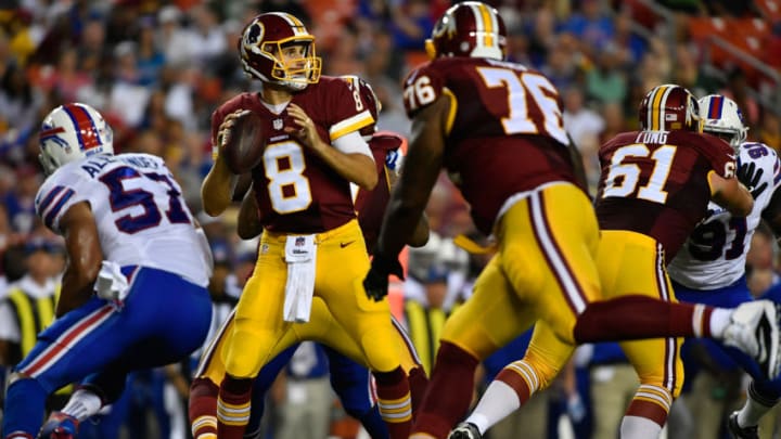 LANDOVER, MD - AUGUST 26: Quarterback Kirk Cousins