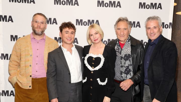 NEW YORK, NEW YORK - NOVEMBER 10: (L-R)Seth Rogen, Gabriel LaBelle, Michelle Williams, Judd Hirsch, and Josh Siegel attend the "The Fabelmans" screening during MoMA's 15th Annual The Contenders at Museum of Modern Art on November 10, 2022 in New York City. (Photo by Cindy Ord/Getty Images)