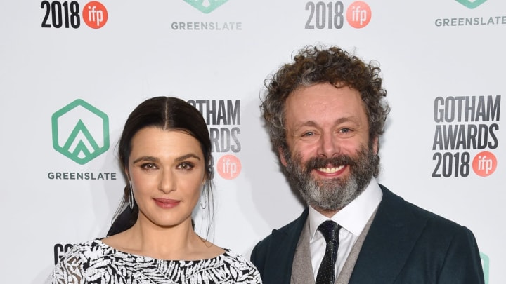 NEW YORK, NY – NOVEMBER 26: Rachel Weisz and Michael Sheen pose backstage durinig IFP’s 28th Annual Gotham Independent Film Awards at Cipriani, Wall Street on November 26, 2018 in New York City. (Photo by Jamie McCarthy/Getty Images for IFP)