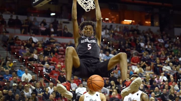 LAS VEGAS, NV - MARCH 09: Jalen McDaniels