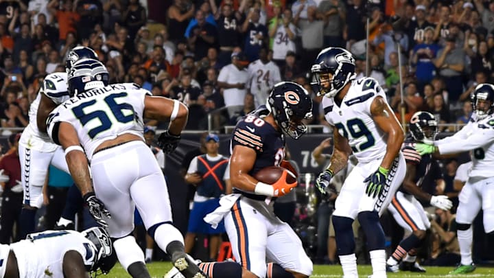 Trey Burton Chicago Bears (Photo by Quinn Harris/Getty Images)