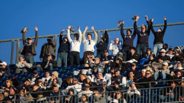 STATE COLLEGE, PA – NOVEMBER 26: Penn State fans cheer. (Photo by Scott Taetsch/Getty Images)