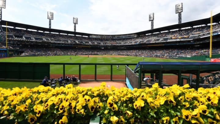 PITTSBURGH, PA - MAY 20: A general view of PNC Park during a game between the San Diego Padres and the Pittsburgh Pirates at PNC Park on Sunday, May 20, 2018 in Pittsburgh, Pennsylvania. (Photo by Joe Sargent/MLB via Getty Images)