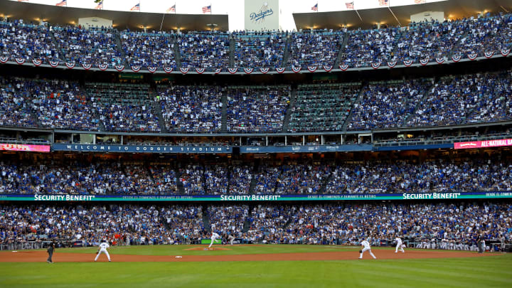 LOS ANGELES, CA – OCTOBER 25: A general view as Rich Hill (Photo by Ezra Shaw/Getty Images) – baseball books