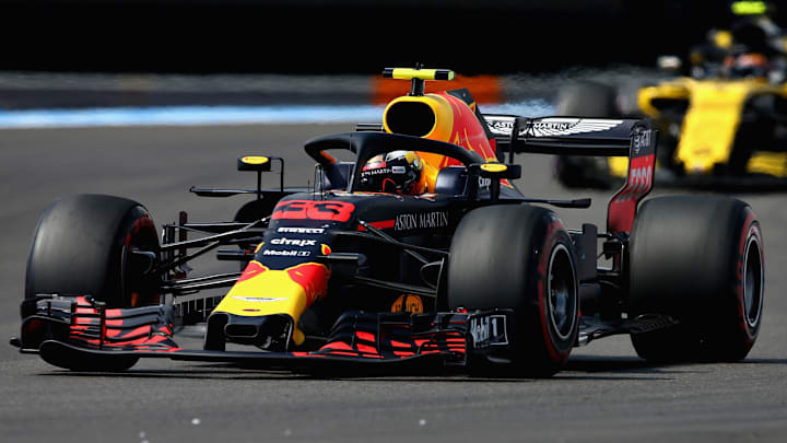 LE CASTELLET, FRANCE – JUNE 24: Max Verstappen of the Netherlands driving the (33) Aston Martin Red Bull Racing RB14 TAG Heuer (Photo by Charles Coates/Getty Images)