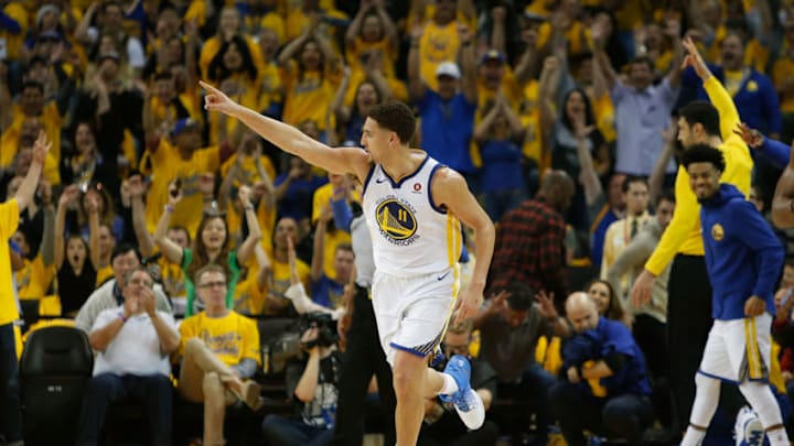 OAKLAND, CA - APRIL 28: Klay Thompson