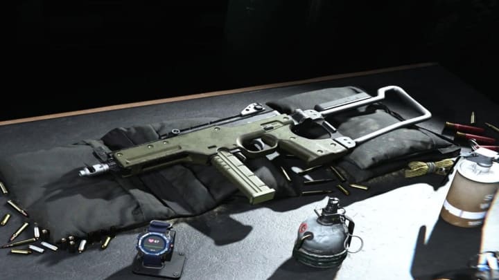 The LC10 SMG in all of its overpowered glory.