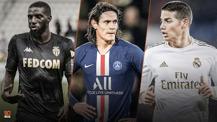 Bakayoko, Edinson Cavani et James Rodriguez. Bakayoko, Edinson Cavani et James Rodriguez.