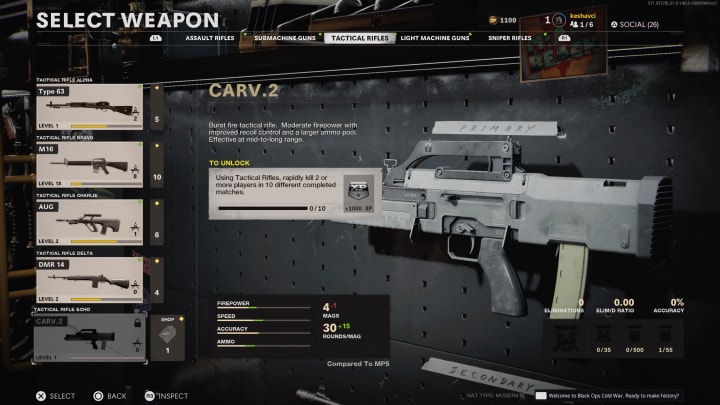 Call of Duty Weapon: Carv.2 Call of Duty Weapon: Carv.2