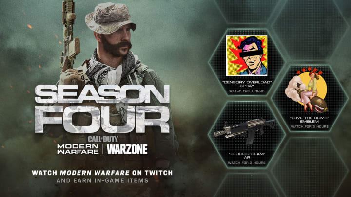 Get the Bloodstream Blueprint by watching Warzone streams on Twitch. Get the Bloodstream Blueprint by watching Warzone streams on Twitch.