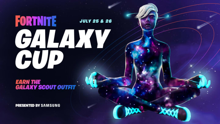 Fortnite Galaxy Cup Time is your chance to earn some cosmetics for participating. Fortnite Galaxy Cup Time is your chance to earn some cosmetics for participating.
