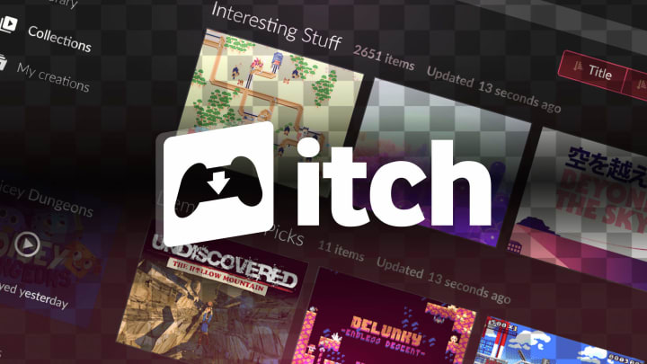 Itch.io's app is now available through the Epic Games Launcher.