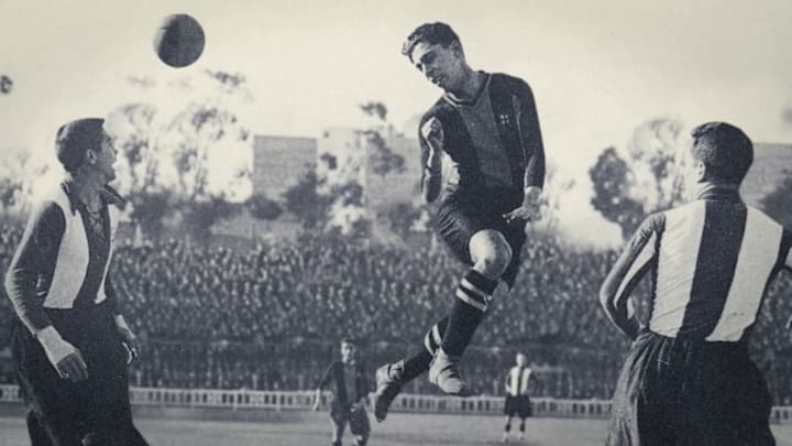 Paulino Alcantara, l'un des hommes qui a remporté le plus de titres de champion de Catalogne, avec le FC Barcelone.