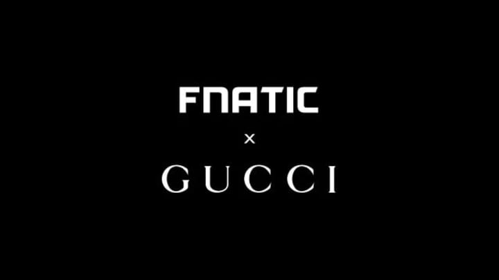 Fnatic and Gucci announced an upcoming collaboration Tuesday. Fnatic and Gucci announced an upcoming collaboration Tuesday.