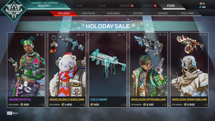 Apex Legends Holo-Day Event Start Date And Skins