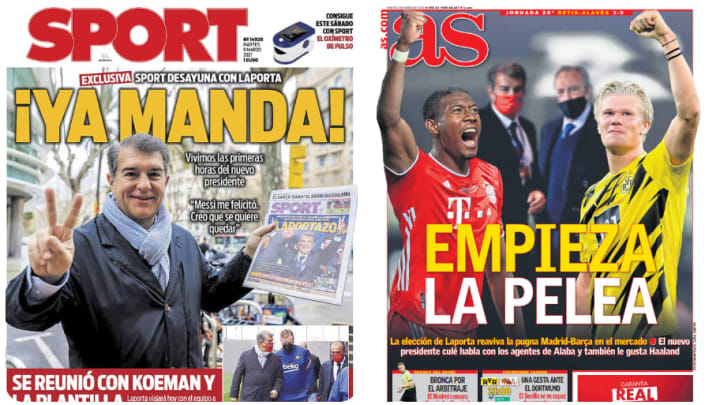 Las portadas de los grandes medios españoles Las portadas de los grandes medios españoles