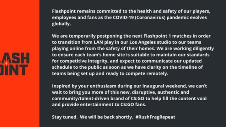 Flashpoint is moving to an online format. Flashpoint is moving to an online format.