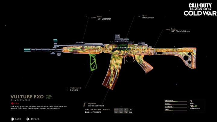 The Vulture Exo is a stunning reactive blueprint for the FARA 83. The Vulture Exo is a stunning reactive blueprint for the FARA 83.