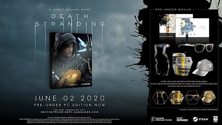 Death Stranding Pc Pre Order Bonuses Explained