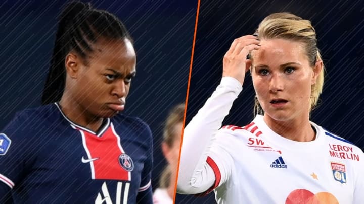 Marie-Antoinette Katoto et Amndine Henry devraient de nouveau s'affronter en Ligue des Champions.