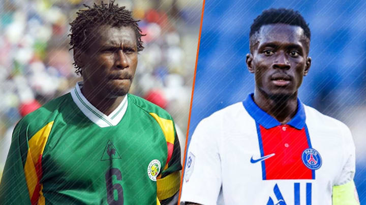 Aliou Cissé et Idrissa Gueye. Aliou Cissé et Idrissa Gueye.