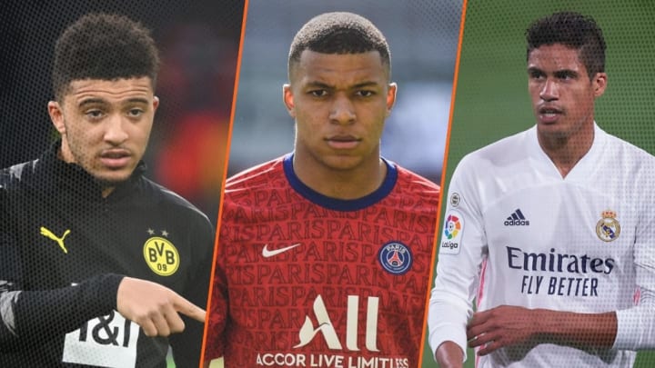 Mbappé, Jadon Sancho et Varane pourraient animer le prochain mercato. Mbappé, Jadon Sancho et Varane pourraient animer le prochain mercato.