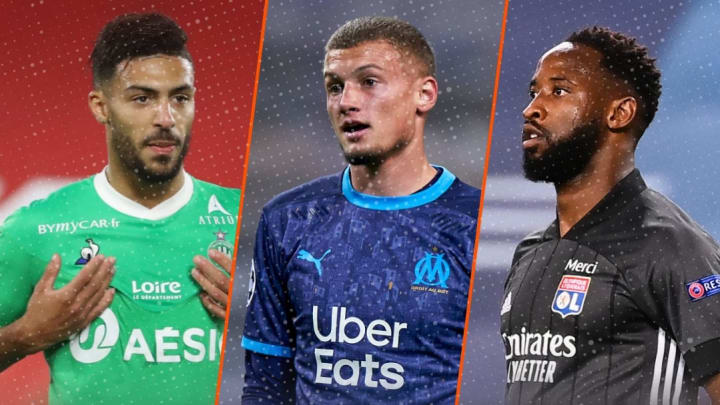 Denis Bouanga, Michael Cuisance et Moussa Dembélé. Denis Bouanga, Michael Cuisance et Moussa Dembélé.
