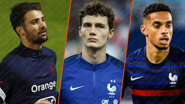 Léo Dubois, Benjamin Pavard et Colin Dagba. Léo Dubois, Benjamin Pavard et Colin Dagba.
