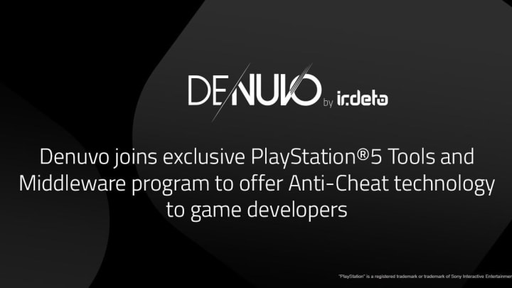 Anti-Cheat software Denuvo is being added to PlayStation 5's Tools and Middleware program for developer use.