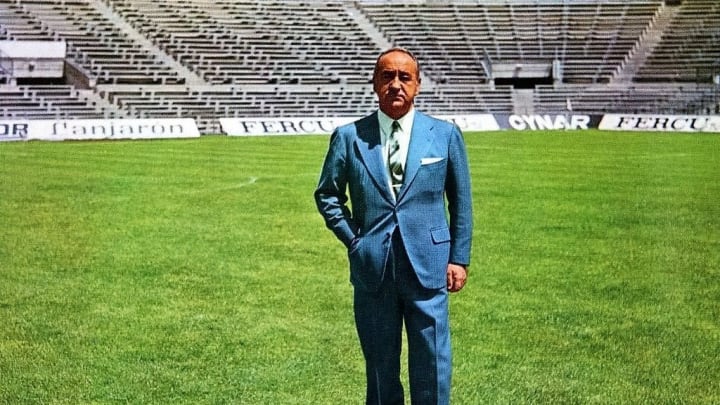 Le Président Vicente Calderon, en 1970.