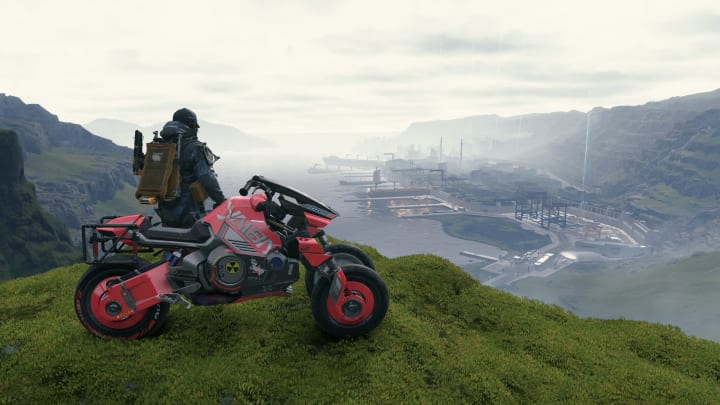 A Cyberpunk 2077-themed Reverse Trike is now in Death Stranding. A Cyberpunk 2077-themed Reverse Trike is now in Death Stranding.