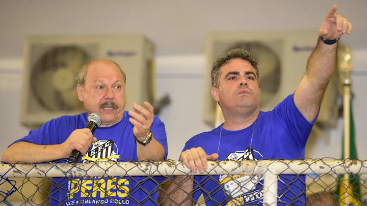 Antigo aliado, Orlando Rollo virou desafeto de ex-presidente José Carlos Peres no Santos.