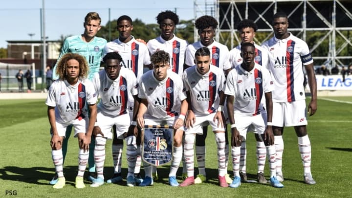 Les U19 du PSG en Youth League. Les U19 du PSG en Youth League.