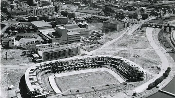 L'avancement des travaux en 1964