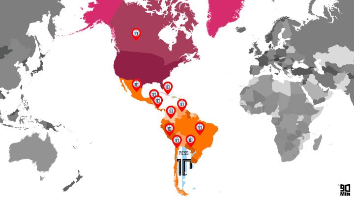 I Messi tra Nord e Sud America