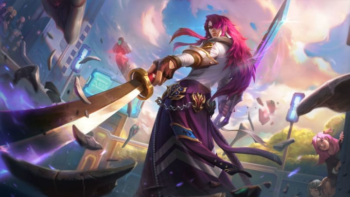 Battle Academia Yone's splash art