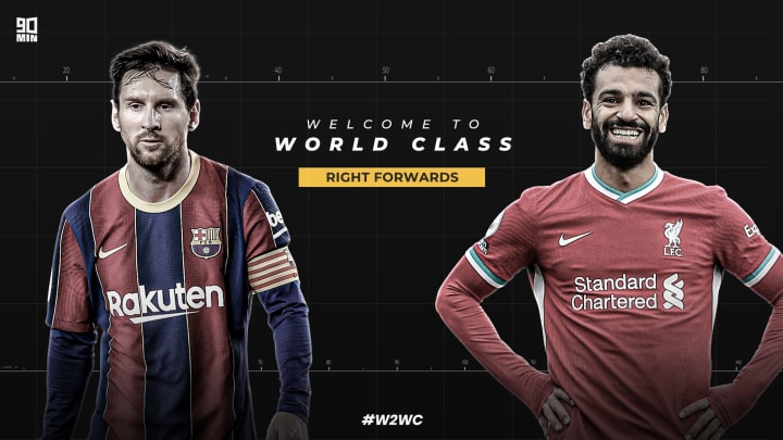 The right forwards shortlist is revealed for 90min's Welcome to World Class series | #W2WC 
