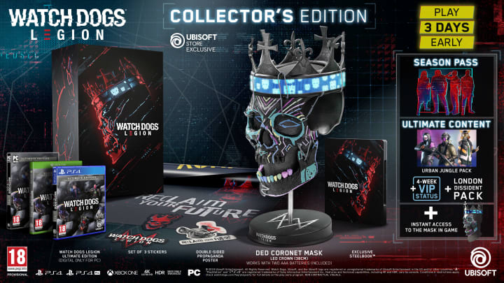 Watch Dogs: Legion will come with a plethora of collector's items. Though finding one at a reasonable price may prove adventurous.