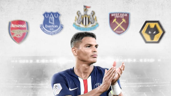 Thiago Silva demandé par cinq clubs de Premier League Thiago Silva demandé par cinq clubs de Premier League