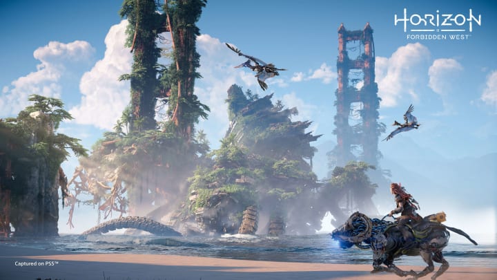 Horizon Forbidden West won't arrive until the first quarter of 2022. Horizon Forbidden West won't arrive until the first quarter of 2022.