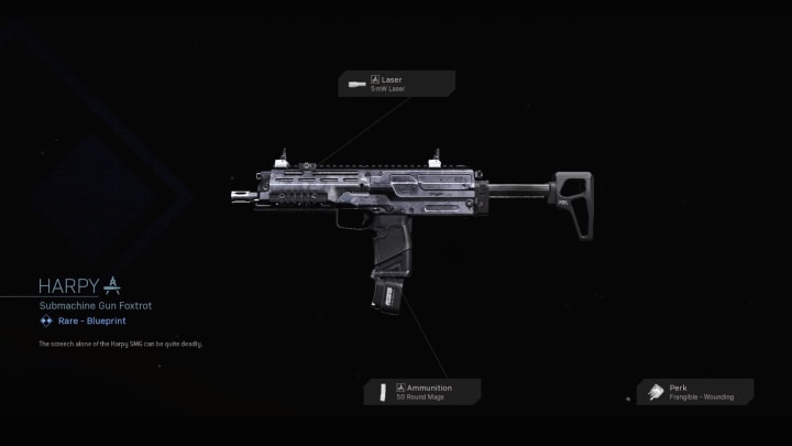 Harpy Warzone blueprint is a rare MP7 weapon variant that can be unlocked fairly easily through the Season 4 battle pass. 