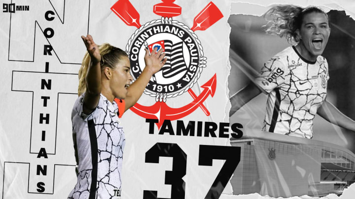 Tamires é uma das maiores craques em ação no Brasileirão Feminino