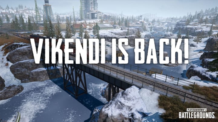 The beloved snowy Vikendi returns to PUBG in Season 7