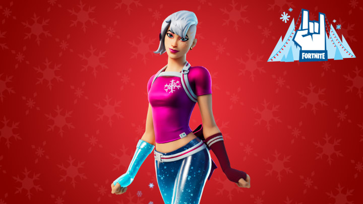 The Frosted Flurry outfit was introduced to Fortnite in December 2019.