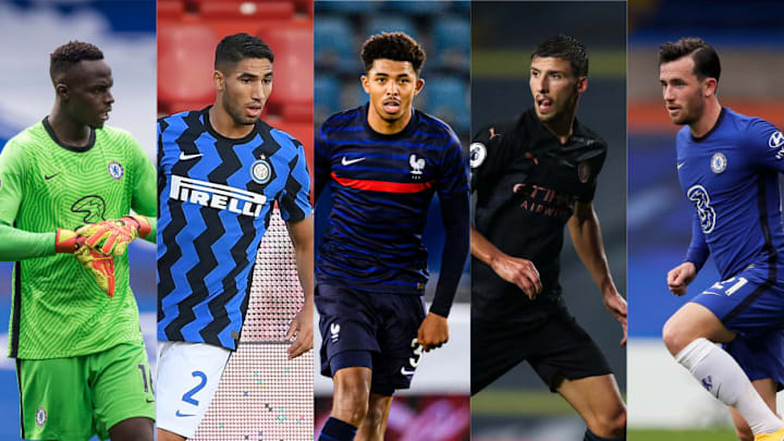 Edouard Mendy, Achraf Hakimi, Wesley Fofana, Ruben Dias, Ben Chilwell