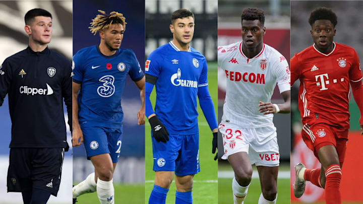 Illan Meslier, Reece James, Ozan Kabak, Benoît Badiashile, Alphonso Davies